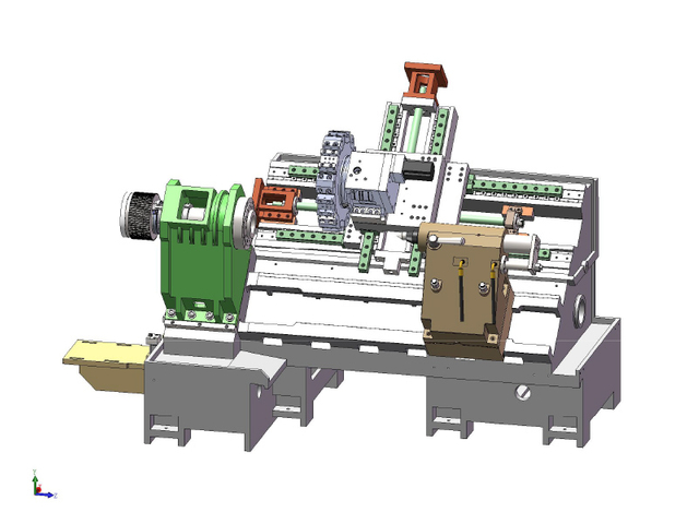 HTB550A斜床CNC车床