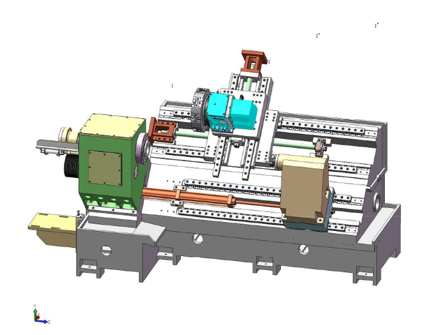 HTB650A倾斜床CNC车床
